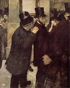Edgar Degas, Portraits at the Stock Exchange